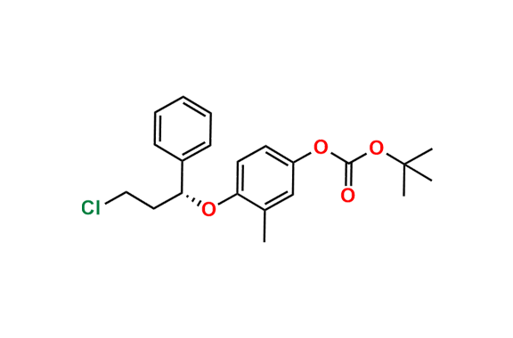 (R)-3-Chloro-1-phenyl-1-[2-methyl-4-[(tert-butoxycarbonyl)oxy]phenoxy] propane