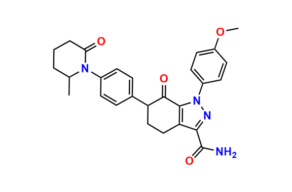7-(4-Methoxyphenyl)-6-(4-(2-methyl-6-oxopiperidin-1-yl)phenyl)-7-oxo-4,5,6,7-tetrahydro-1H-indazole-3-carboxamide