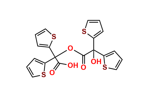 2-(2-Hydroxy-2,2-di(thiophen-2-yl)acetoxy)-2,2-di(thiophen-2-yl)acetic Acid