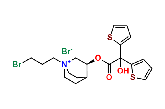 (R)-1-(3-Bromopropyl)-3-(2-hydroxy-2,2-di(thiophen-2-yl)acetoxy)quinuclidin-1-ium Bromide