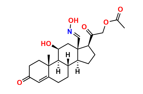 Aldosterone 18-Oxime 21-Acetate