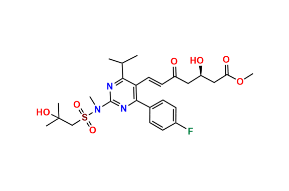 Methyl (R,E)-7-(4-(4-fluorophenyl)-2-((2-hydroxy-N,2-dimethylpropyl)sulfonamido)-6-isopropylpyrimidin-5-yl)-3-hydroxy-5-oxohept-6-enoate