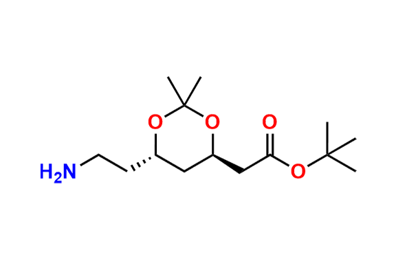 tert-Butyl 2-((4R,6S)-6-(2-aminoethyl)-2,2-dimethyl-1,3-dioxan-4-yl)acetate