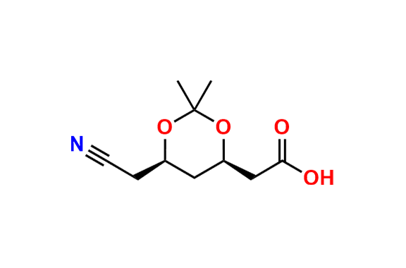 2-((4R,6R)-6-(Cyanomethyl)-2,2-dimethyl-1,3-dioxan-4-yl)Acetic Acid