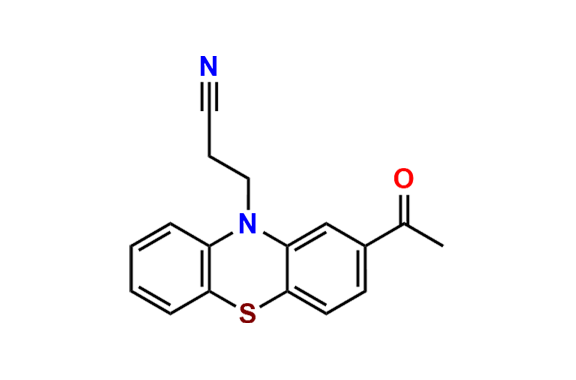 2-Acetyl-10H-phenothiazine-10-propanenitrile