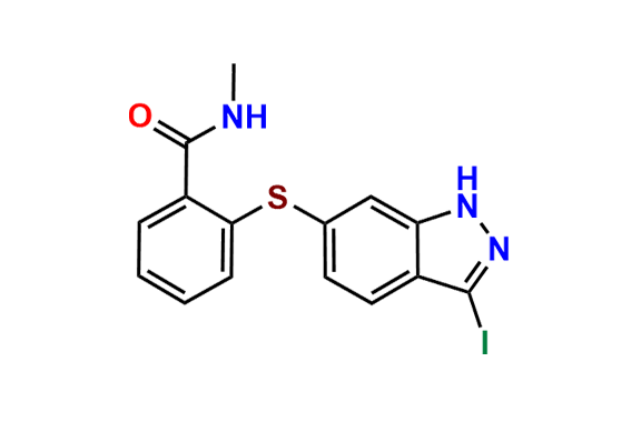 2-((3-Iodo-2H-indazol-6-yl)thio)-N-methylbenzamide