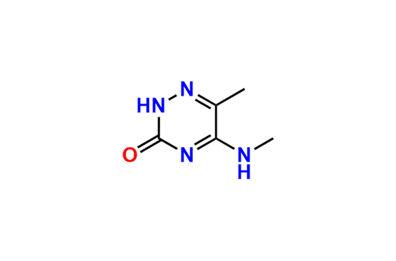 6-Methyl-5-(methylamino)-2H-1,2,4-triazin-3-one