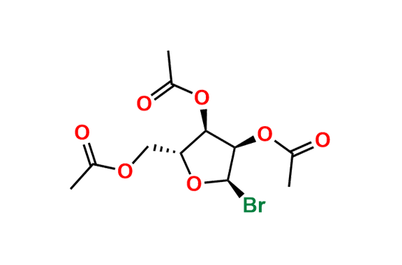 (2R,3R,4R,5R)-2-(Acetoxymethyl)-5-bromotetrahydrofuran-3,4-diyl Diacetate