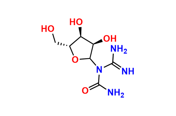 1-Carbamimidoyl-1-((3R,4S,5R)-3,4-dihydroxy-5-(hydroxymethyl)tetrahydrofuran-2-yl)urea