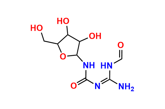 (Z)-N-(N`-((3,4-Dihydroxy-5-(hydroxymethyl)tetrahydrofuran-2-yl)carbamoyl)carbamimidoyl)formamide
