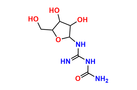 1-{N-[3,4-Dihydroxy-5-(hydroxymethyl)tetrahydrofuran-2-yl]carbamimidoyl}urea