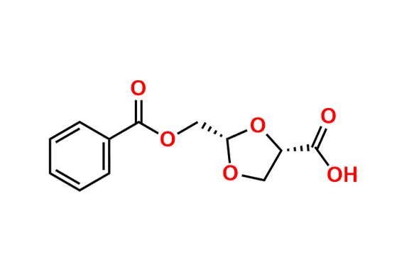 (2S,4S)-2-[(Benzoyloxy)methyl]-1,3-dioxolane-4-carboxylic Acid