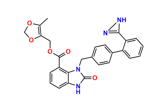 (5-Methyl-1,3-dioxol-4-yl)methyl 3-((2-(1H-diazirin-3-yl)-[1,1-biphenyl]-4-yl)methyl)-2-oxo-2,3-dihydro-1H-benzo[d]imidazole-4-carboxylate