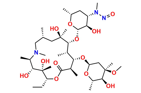 N-Nitroso N-Desmethyl Azithromycin EP Impurity A