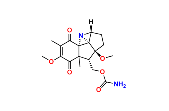 ((1S,2S,3bR,8S,8aR)-6,8a-Dimethoxy-5,7a-dimethyl-4,7-dioxo-2,3,3a,4,7,7a,8,8a-octahydro-1H-1,2,3b-(epinitrilo)cyclopenta[a]inden-8-yl)methyl Carbamate