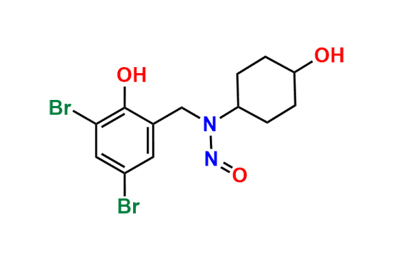 N-(3,5-Dibromo-2-hydroxybenzyl)-N-(4-hydroxycyclohexyl)nitrous amide