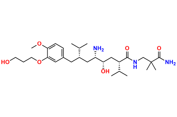 (2S,4S,5S,7S)-5-Amino-N-(3-amino-2,2-dimethyl-3-oxopropyl)-4-hydroxy-7-(3-(3-hydroxypropoxy)-4-methoxybenzyl)-2-isopropyl-8-methylnonanamide
