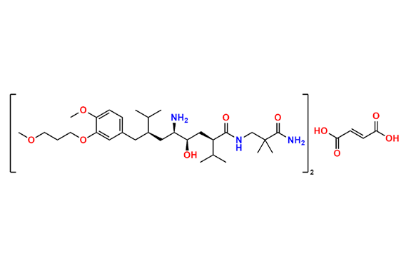 Aliskiren Hemifumarate Enantiomer (RRRR Isomer) Impurity