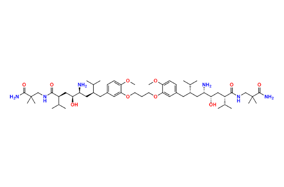 (2S,2S,4S,4S,5S,5S,7S,7S)-7,7-(((Propane-1,3-diylbis(oxy))bis(4-methoxy-3,1-phenylene))bis(methylene))bis(5-amino-N-(3-amino-2,2-dimethyl-3-oxopropyl)-4-hydroxy-2-isopropyl-8-methylnonanamide)