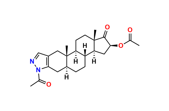 (5alpha,16beta)-N-Acetyl-16-acetyloxy-2`H-androst-2-eno[3,2-c]pyrazol-17-one