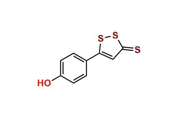 5-(4-Hydroxyphenyl)-3H-1,2-dithiole-3-thione