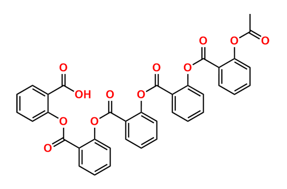 2-[[2-[[2-(Acetyloxy)benzoyl]oxy]benzoyl]oxy]benzoic Acid 2-[(2-Carboxyphenoxy)carbonyl]phenyl Ester