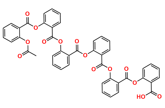 2-[[2-[[2-(Acetyloxy)benzoyl]oxy]benzoyl]oxy]benzoic Acid 2-[[2-[(2-carboxyphenoxy)carbonyl]phenoxy]carbonyl]phenyl Ester
