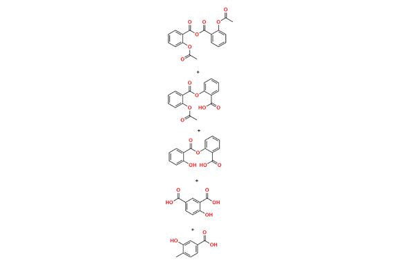 Mixture of Acetylsalicylic Acid Impurity A, Impurity B, Impurity D, Impurity E and Impurity F