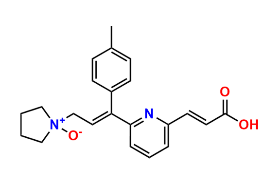1-((E)-3-(6-((E)-2-Carboxyvinyl)pyridin-2-yl)-3-(p-tolyl)allyl)pyrrolidine 1-oxide
