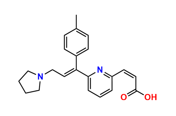 (Z)-3-(6-((E)-3-(Pyrrolidin-1-yl)-1-(p-tolyl)prop-1-en-1-yl)pyridin-2-yl)acrylic Acid