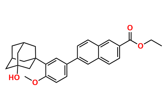 Ethyl 6-(3-(3-hydroxyadamantan-1-yl)-4-methoxyphenyl)-2-naphthoate