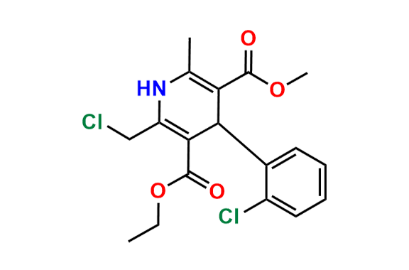 3-Ethyl 5-methyl 2-(chloromethyl)-4-(2-chlorophenyl)-6-methyl-1,4-dihydropyridine-3,5-dicarboxylate