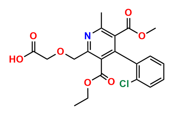 O-Des[2-aminoethyl]-O-carboxymethyl dehydroamlodipine
