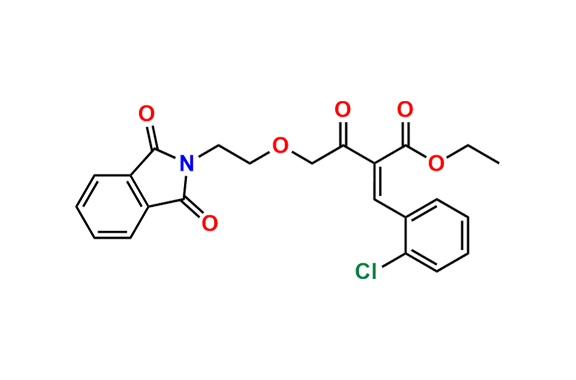 Ethyl (E)-2-(2-chlorobenzylidene)-4-(2-(1,3-dioxoisoindolin-2-yl)ethoxy)-3-oxobutanoate