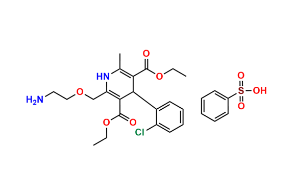 Amlodipine EP Impurity E (Benzenesulfonic Salt)