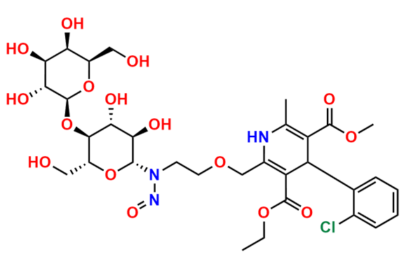 N-Nitroso Amlodipine N-Lactoside (R Isomer)