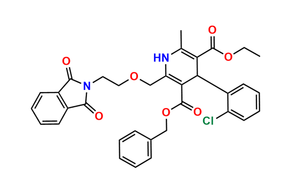 3-Benzyl 5-ethyl 4-(2-chlorophenyl)-2-((2-(1,3-dioxoisoindolin-2-yl)ethoxy)methyl)-6-methyl-1,4-dihydropyridine-3,5-dicarboxylate