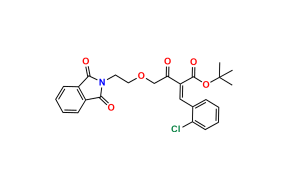 2-((Z)-tert-Butyl 2-(2-chlorobenzylidene)-4-(2-(1,3-dioxoisoindolin-2-yl)ethoxy)-3-oxobutanoate