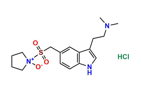 1-[({3-[2-(dimethylamino)ethyl]indol-5-yl}methyl)sulfonyl]pyrrolidine N-oxide hydrochloride