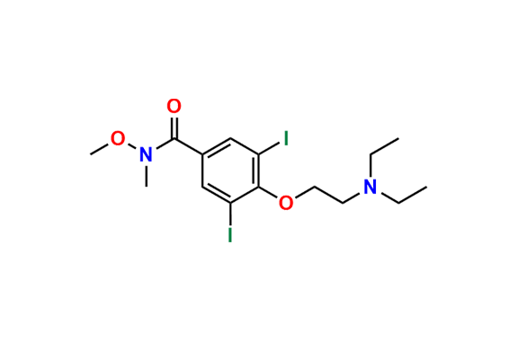 4-(2-(Diethylamino)ethoxy)-3,5-diiodo-N-methoxy-N-methylbenzamide