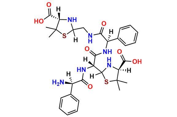 Ampicillin Decarboxylated Open Ring Dimer