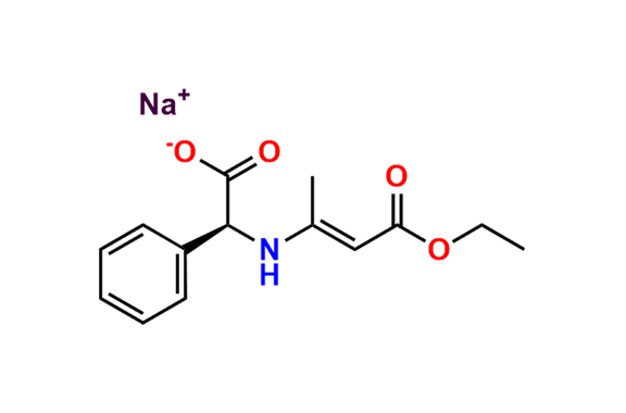 Sodium (S,E)-2-((4-ethoxy-4-oxobut-2-en-2-yl)amino)-2-phenylacetate