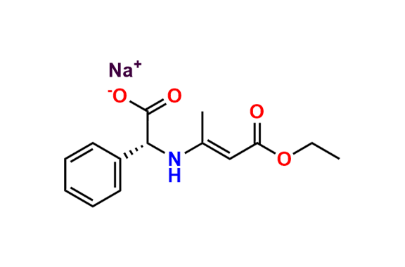 Sodium (R,E)-2-((4-ethoxy-4-oxobut-2-en-2-yl)amino)-2-phenylacetate
