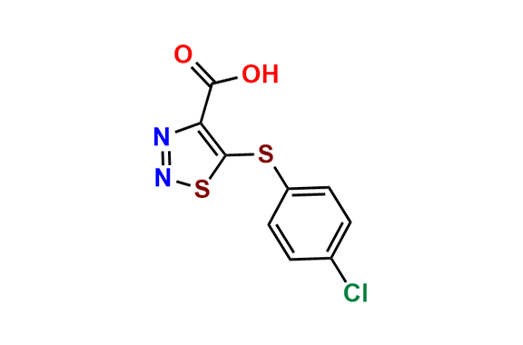 5-((4-Chlorophenyl)thio)-1,2,3-thiadiazole-4-carboxylic Acid