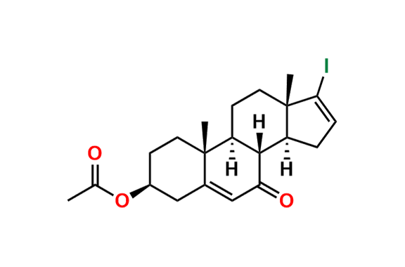 Androsta-5,16-dien-7-one, 3-(acetyloxy)-17-iodo-, (3beta)