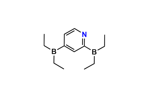 2,4-Bis(diethylboranyl)pyridine