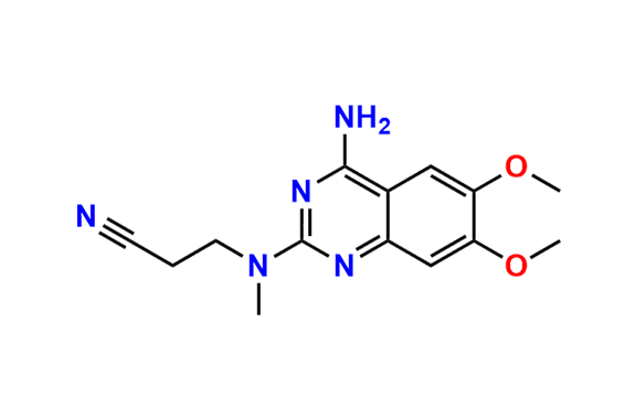 N-(4-Amino-6,7-dimethoxyquinazol-2-yl)-N-methyl-2-cyanoethylamine