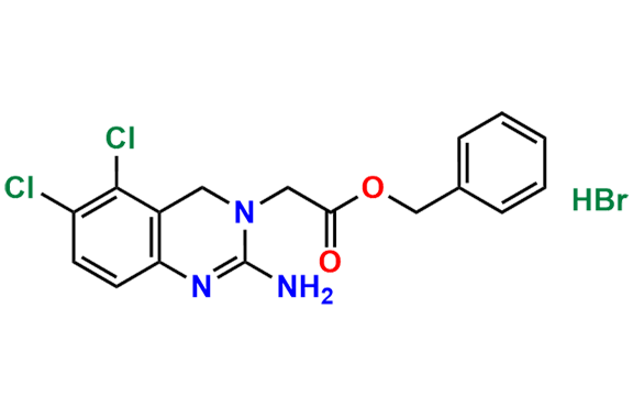 2-Amino-5,6-dichloro-3(4H)-quinazoline Acetic Acid Benzyl Ester Hydrobromide