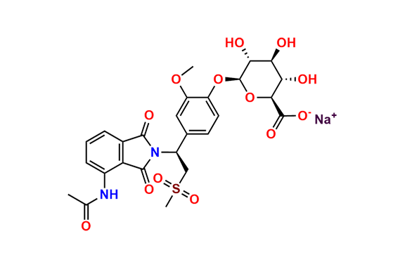 O-Desmethyl apremilast glucuronide sodium salt