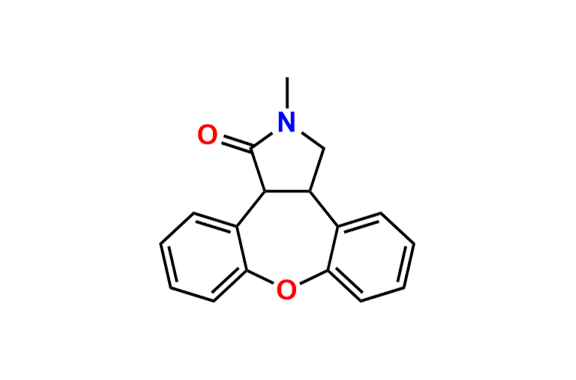 2-Methyl-2,3,3a,12b-tetrahydro-1H-dibenzo[2,3:6,7]oxepino[4,5-c]pyrrol-1-one